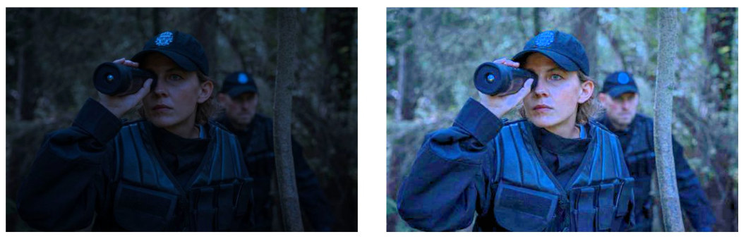 Existing low-light image enhancement comparisons from the supplied R&D paper